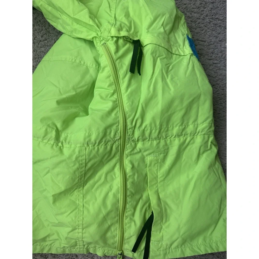 Vtg Youth Large Kids Green And Black Columbia Ski Jacket Parka